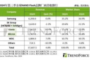 機構：2024第三季度全球NAND閃存產業營收增長4.8%