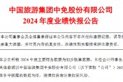 中國中免業績承壓 2024年凈利潤同比下降36.50%