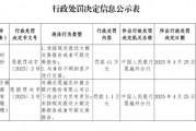 湖北恩施農村商業(yè)銀行被罰41萬元：未按規(guī)定報送大額交易報告或者可疑交易報告