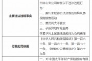 太保產險滄州中心支公司被罰26.5萬元：因委托未取得合法資格的機構從事保險銷售活動等三項違法違規行為