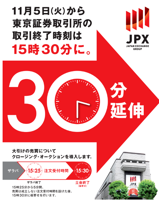 時隔70年！日本東京證券交易所宣布：把股票交易時間延長至5.5小時
