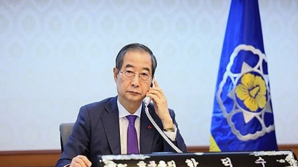 韓國國務總理韓德洙同美國總統拜登通話 討論韓美同盟等事宜