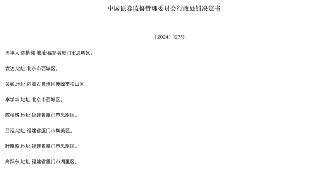 重罰！證監會出手