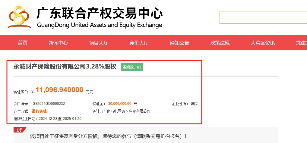 央國企出清險企股權迎來小高峰，近一周至少5家保險公司股權被掛牌，買家仍難尋
