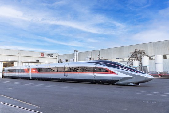 全球跑得最快的高鐵！CR450動車組樣車發布