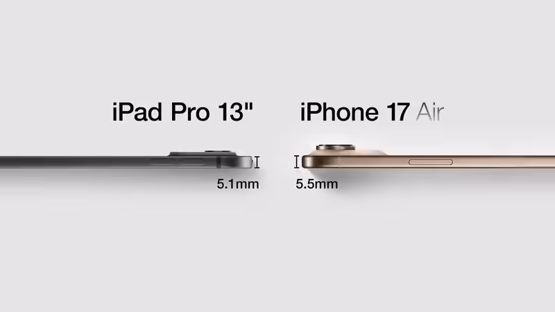 5.5mm！蘋果最薄iPhone 17 Air將接棒Plus機型，有望引爆手機新風尚