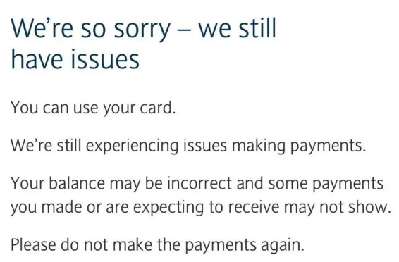 英國系統重要性銀行發生嚴重IT故障 喊話用戶找家人、慈善機構過渡