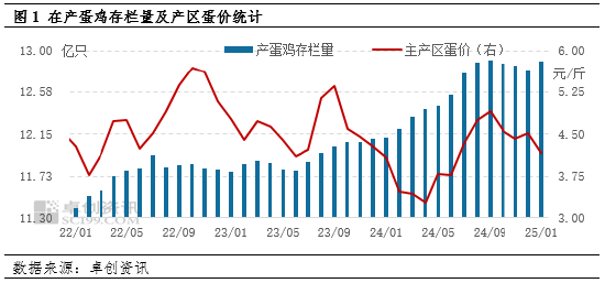 卓創資訊：1月在產蛋雞存欄量增加 2月增勢仍將持續