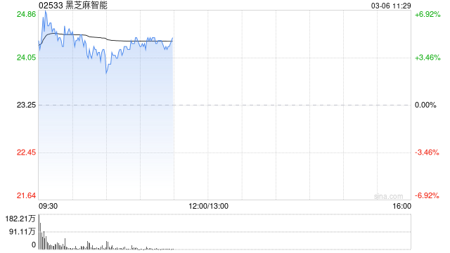 黑芝麻智能早盤高開逾6% 公司預計2024年度實現扭虧為盈