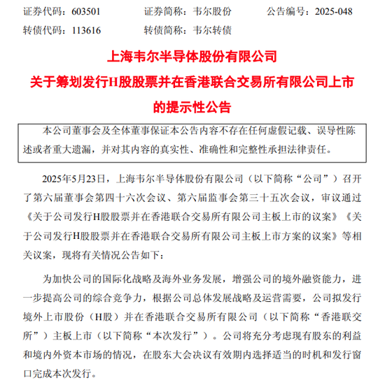 A+H上市進入高潮，吉宏股份暗盤大漲，韋爾股份官宣赴港
