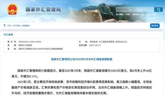 央行公布最新官方儲備資產數據！“囤”黃金仍是大方向