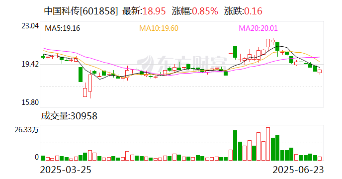 中國科傳：王元不再擔任公司監事